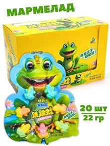 Мармелад на блистере Лягушка (18229) 22 гр*1 кор х 12 бл х 20 шт 18229