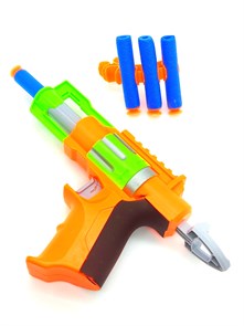 Пистолет с мягкими полимерными пулями в пакете 21 х 20 см  682 682