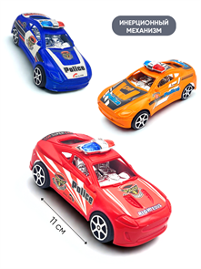 Машина Гоночная полицейская в пакете 11 х 5 х 4 см Y9263 Y9263