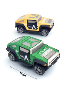 Машина Хаммер Армия инерционная в пакете 11х6х4 см  7127S-3 7127S-3