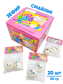 Зефир Смайлик (2 шт) в пакете (51031) 20 гр*1 кор х 12 бл х 20 шт 51031