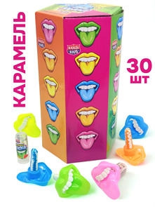 Карамель Прикольная соска с языком (Канди Клаб) (CAR129-1) 3,5 гр*12 бл*30 шт CAR129-1