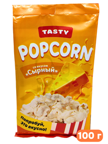Зерно кукурузы лопающейся для приготовления Попкорна вкус Сырный 100 гр*18 шт*1 шт Н00005972