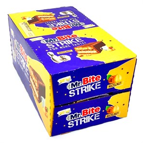 Батончик Mr.Bite STRIKE (Toren) с Фундуком, вафлей и молочным кремом (TN916) 40 гр*6 бл*24 шт TN916