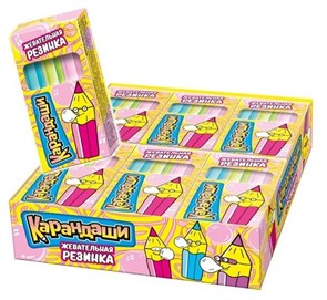 Жевательная резинка Карандаши (Канди Клаб) (GUM024) 15 гр*12 бл*24 шт GUM024