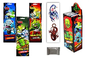 Взрывающаяся карамель Thrilling tattoo (с татуировкой) (EC-029) 1г*12 бл*36 шт EC-029