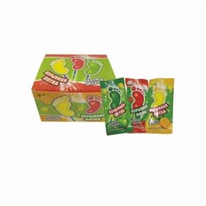 Карамель на палочке Взрывная пятка с пудрой (Danli) 10 гр*12 бл*48 шт 4162