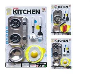 Набор Kitchen (плита, сковорода + сосиски) в блистере 19х29 см 200501005 200501005