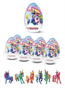 Драже Юникорны сахарное в Йа-Ya КАПСУЛЕ XXL с игрушкой (Danli) 10 гр*6 бл*8 шт 4991