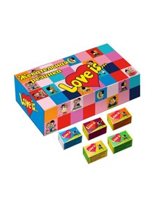 Жевательная резинка LOVE IS ЛОВИС МОЗАИКА ассорти вкусов (70881) (105 г) 4,2 гр*60 бл*25 шт 70881/шк488917365