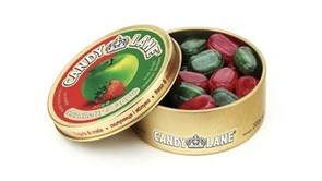 Леденцы фруктовые Candy Lane Клубника и яблоко ж/б(CL-1-3) 200 гр*4 бл*6 шт  CL-1-3