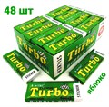 Жевательная резинка недражированная ТУРБО TURBO со вкусом Яблока с наклейкой (029.00a) 14 гр*8*48 шт 029.00a - фото 10475