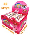 Зефир Зефирная косичка маршмеллоу с ароматом клубники дисплей-бокс (MM-068) 12гр*6 бл*40 шт MM-068 - фото 11722