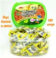 Жевательная резинка БАЛАБОЛ ЦВЕТНОЙ подушечки со вкусом Банана и мяты  ZVN  2,7гр*12*180 шт 6741 - фото 12004