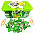 Жевательная резинка БАЛАБОЛ ТРОПИЧЕСКИЙ МЕГА подушечки со вкусом Ананаса и мяты ZVN 2,7 гр*12*180 шт 6736 - фото 12011