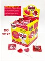 Карамельное сердце SWEET POPS на палочке с животными (SP-1-1) 10 гр*6 бл*100 шт SP-1-1 - фото 12935