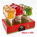 Карамель леденцовая на палочке DENDY CANDY TWIST Черепаха (С-2212-04) 40 гр*4 бл*30 шт С-2212-04 - фото 12993