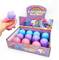Игрушка - антистресс давилка Единорог в яйце 6 см  1 блок*12 шт  201252302 201252302 - фото 13032