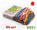 Мармелад CRAZY GUMMY CRAZY STICK трубочки в кислой обсыпке ассорти (MAR125) 602 гр*12 банок*1 шт MAR125 - фото 13219
