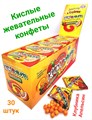 Конфеты жевательные Кисломания дабл фрукт Апельсин и клубника (Канди Клаб)(CHW040) 14 гр*12 бл*30 шт CHW040 - фото 13235