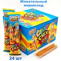 Мармелад CRAZY GUMMY CRAZY STICK трубочки в кислой обсыпке Тутти - фрутти (MAR134) 20 гр*12 бл*24 шт MAR134 - фото 15189