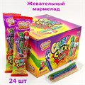 Мармелад CRAZY GUMMY CRAZY STICK трубочки в кислой обсыпке Ассорти (MAR138) 20 гр*12 бл*24 шт MAR138 - фото 15191