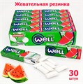 Жевательная резинка WELL подушечки без сахара Арбуз (0059) 13,2 гр*1 кор х 20 бл х 30 шт 0059 - фото 15193