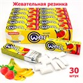 Жевательная резинка WELL подушечки без сахара Клубника - банан (0058) 13,2 гр*1 кор х 20 бл х 30 шт 0058 - фото 15196
