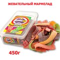 Мармелад Minicco Sour Belt Multicor ремешки в обсыпке Микс (19500335) 450 гр*1 кор х 12 бл*1 шт 19500335 - фото 16693