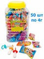 Конфета сахарная Соска Лолли ассорти (Канди Клаб) (DRG073) 4 гр*8 банок*50 шт DRG073