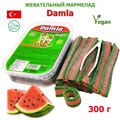 Мармелад DAMLA Кислые ремешки с посыпкой (Арбуз) Tayash (1953) 300 гр*1кор х 24 контейнера*1 шт 1953 - фото 17643