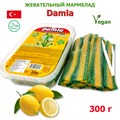 Мармелад DAMLA Кислые ремешки с посыпкой (Лимон) Tayash (1951) 300 гр*1кор х 24 контейнера*1 шт 1951 - фото 17663