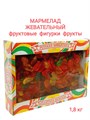 Мармелад жевательный Фруктовые фигурки в форме Фруктов (УТ00000СЖФ) 1 коробка х 1,8 кг*1 шт УТ00000СЖФ - фото 17922