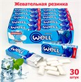 Жевательная резинка WELL подушечки без сахара Перечная мята (0060) 13,2 гр*1 кор х 20 бл х 30 шт 0060 - фото 18377