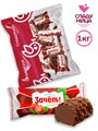 Конфеты Зачет 1 кг шоколадные с вафельной крошкой (56 шт/18 гр) 1 кор х 4 пак 74-58/ 24129 - фото 18515