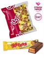 Конфеты Улетная палочка 1 кг шоколадые тем. пралине с мягкой карамелью (66 шт/15,5 гр) 1 кор х 5 пак 74-23/ 22187 - фото 18600
