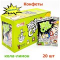 Кислые конфетки Candy 3 слоя Кола - лимон (6153) 20 гр*1 кор х 12 бл х 20 шт 6153-1 - фото 18854