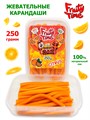 Мармелад жевательный Fruity Time со вкусом Цитрус Карандаши 250 гр*1 кор х 15 бл*1 шт 181 250 / 4360 - фото 19082