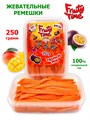 Мармелад жев. Fruity Time в обсыпке со вкусом Тропический микс Ремешки 250 гр*1 кор х 15 бл*1 шт 190 250 / 4438 - фото 19084