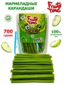 Мармелад жевательный Fruity Time со вкусом Зеленого яблока Карандаши 700 гр*1 кор х 6 бл*1 шт 215 700 / 4674 - фото 19090