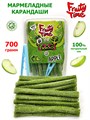 Мармелад жев. Fruity Time в обсыпке со вкусом Зеленого яблока Карандаши 700 гр*1 кор х 6 бл*1 шт 221 700 / 4735 - фото 19091