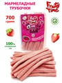Мармелад жевательный Fruity Time в обсыпке со вкусом Клубники Карандаши 700 гр*1 кор х 6 бл*1 шт 222 700 / 4742 - фото 19093