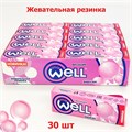 Жевательная резинка WELL подушечки без сахара Бабл гам (0321) 13,2 гр*1 кор х 20 бл х 30 шт 0321 - фото 19180