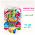 Мармелад жевательный Соска с кислой начинкой (Канди Клаб) (MAR108-1) 10гр*12 банок*50 шт MAR108-1