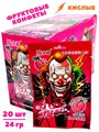Кислые фруктовые конфеты Джокер Персик (51328) 24 гр*1 кор х 12 бл х 20 шт 51328