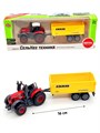 Трактор с прицепом в коробке 21 х 5 х 7,5 см 6661 6661