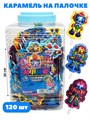Карамель на палочке Робот Meche war (8675) 6 гр*1 кор х 6 банок х 120 шт 8675