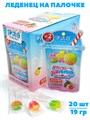 Леденец двойной на палочке YiMuBai (3735) 19 гр*1 кор х 12 бл х 20 шт 3735