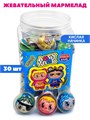 Мармелад жевательный Лабу Клаб с кислой начинкой (Канди Клаб) (MAR173) 10 гр*20 банок*30 шт MAR173