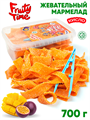 Мармелад жев. Fruity Time в обсыпке со вкусом Тропический микс Ремешки 700 гр*1 кор х 6 бл*1 шт 229 700